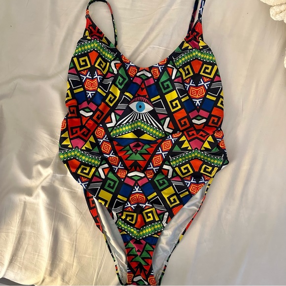 Jaded London Other - JADED LONDON one piece swimsuit size UK 14 multicolor